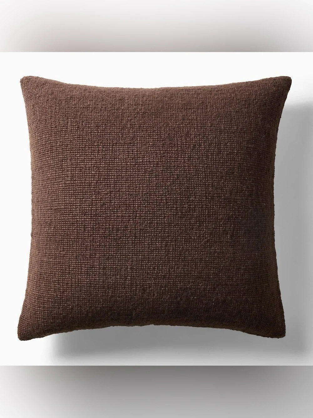 Cozy Woven Pillow Cover - Dark Ochre